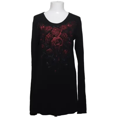 Long sleeve T-shirt (Black, Red) from Spiraldirect Elastane, Viscose