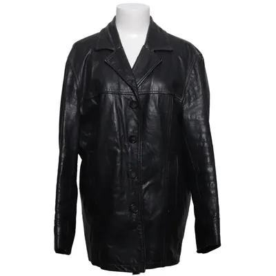 Leren jas (Bruin) van Mauritius Leer, Polyester