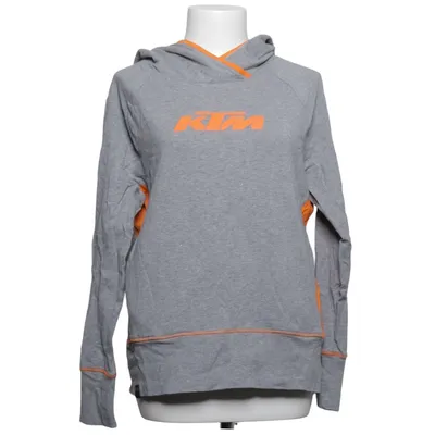Capuchon sweater (Grijs, Oranje) van KTM Katoen, Elastaan