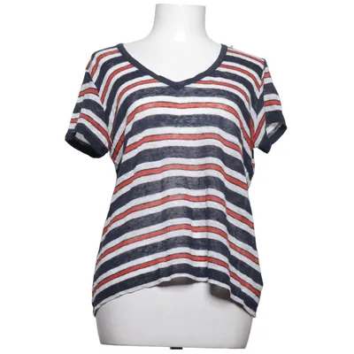 T-shirt (Blauw, Wit, Rood) van Stig P Linnen