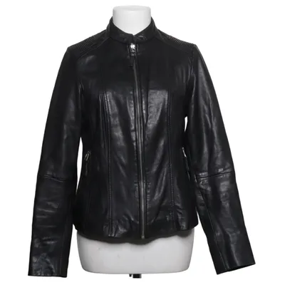 Leather jacket (Black) from 7 eleven Leather, Polyester