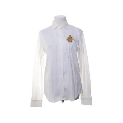 Shirt (Wit) van Lauren Ralph Lauren Katoen, Elastaan