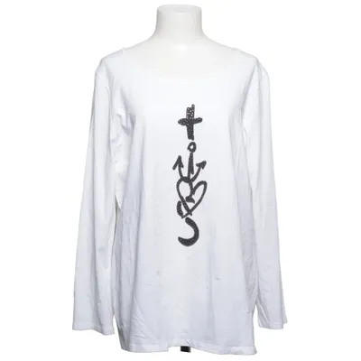 T-shirt à manches longues (Blanc, Noir) de Strandfein Coton, Élasthane