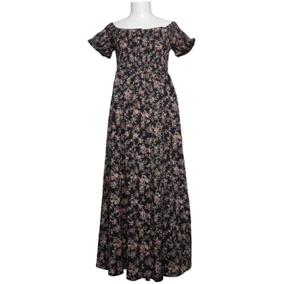 Robe longue (Noir, Multicolore) de Shein Curve Polyester