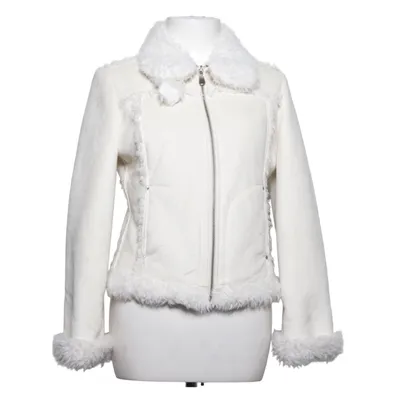 Shearling jacket (White) from Bebe Polyester