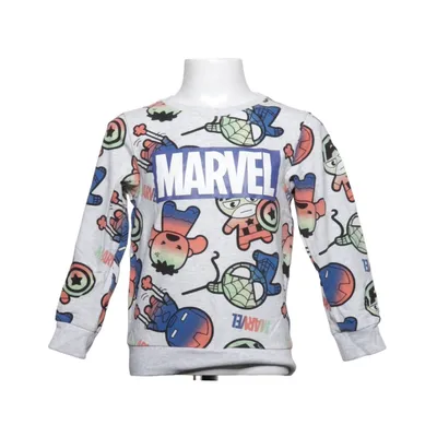 Collegetröja (Grå, Flerfärgad) från Name It Bomull, Elastan