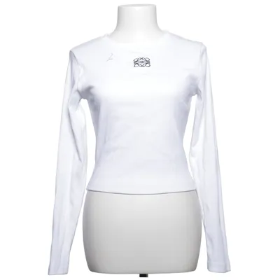 T-shirt à manches longues (Blanc) de Ego Coton, Élasthane