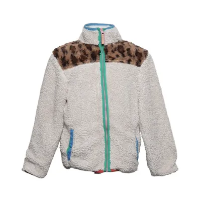 Fleecejakke (Beige, Flerfarvet) fra Boden Bomuld, Polyester