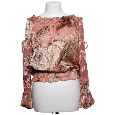 Blouse (Brown, Multicolored) from Halé Bob Silk, Viscose