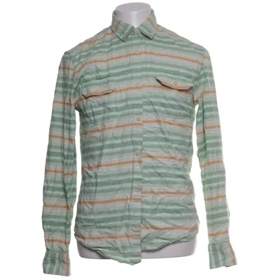 Flanellskjorta (Grön, Orange, Vit, Flerfärgad) från Poco Loco Bomull