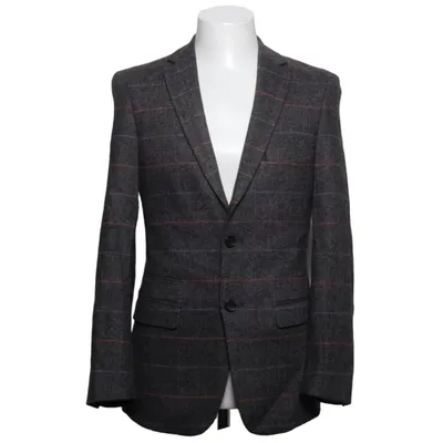 Blazer (Gray, Multicolored) from Dobell Polyester, Wool