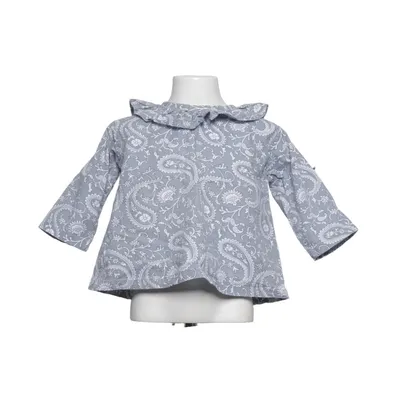 Blouse (Gray, White) from Pierrot la Lune