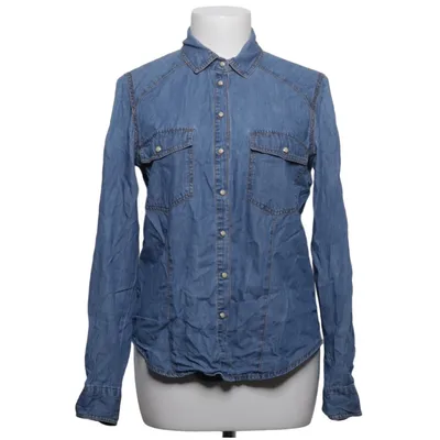 Denim blouse (Blauw) van Pimkie Katoen