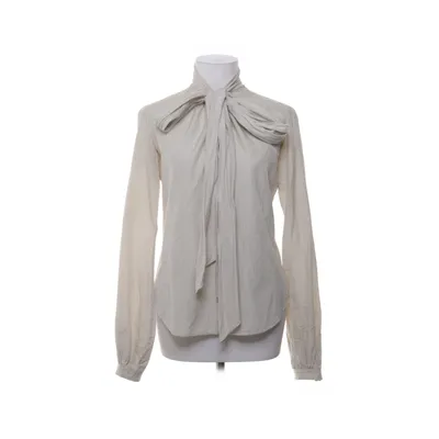 Knytblus (Beige) från Ralph Lauren Bomull, Silke