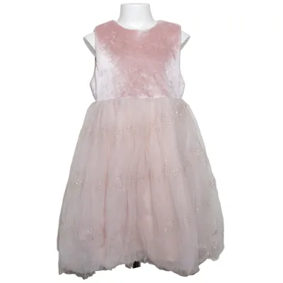 Blomsterpigekjole (Pink, Hvid, Guld)