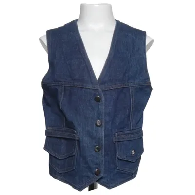 Spijker gilet (Blauw) van Silver Dollar