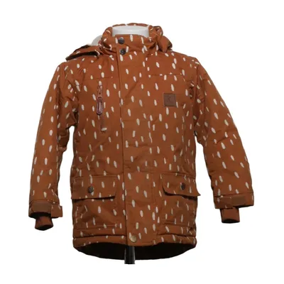 Winter jacket (Brown, White) from Kuling Polyamide, Polyester