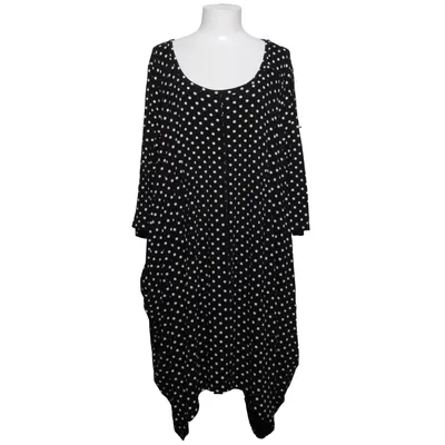 Jurk (Zwart, Wit) van Ulla Popken Elastaan, Viscose