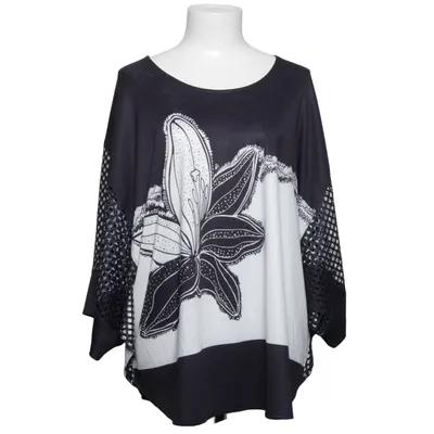 Topp (Svart, Vit) från Al Paradise Elastan, Polyester