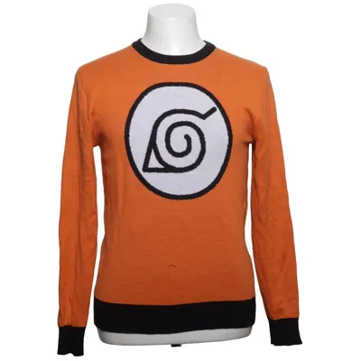 Tröja (Orange, Svart, Vit) från Naruto Akryl, Bomull