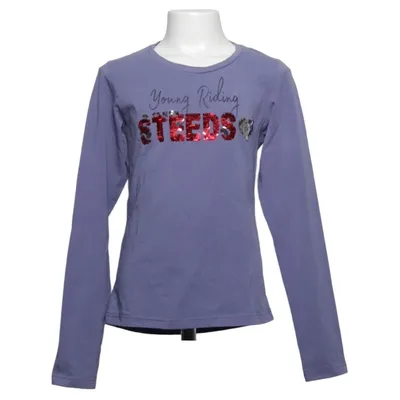 Long sleeve T-shirt (Purple) from Steeds Cotton, Elastane