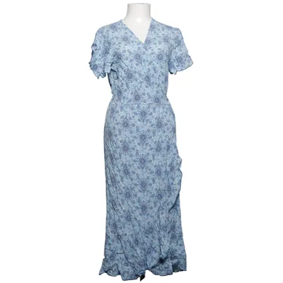 Wrap dress (Blue, White) from Rough & Rose Viscose