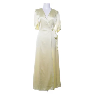 Slå-om-kjole (Gul) fra Zara Polyester