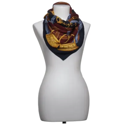 Neckerchief (Blue, Red, Gold) Silk