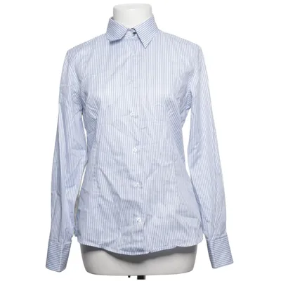 Shirt (Blue, White) from Morgan & Co Cotton