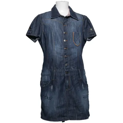 Denim jurk (Blauw) van Vero Moda Denim Katoen, Polyester