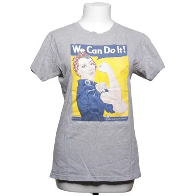 T-shirt (Grijs, Meerkleurig) van Anvil Katoen, Polyester