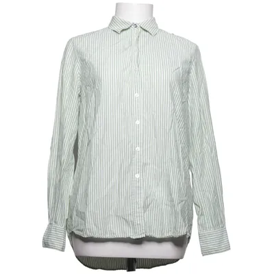 Chemise (Vert, Blanc) de Mos Mosh Coton, Polyester, Soie, Viscose