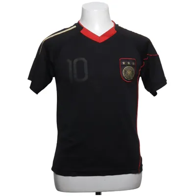 Fotbollströja (Svart, Röd, Guldfärgad) från Deutschland Elastan, Polyester