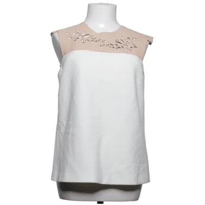 Top (White, Beige) from Raoul Acetate, Elastane, Leather, Polyester, Viscose
