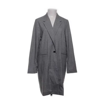 Coat (Black, White) from Gina Tricot Elastane, Polyester, Viscose