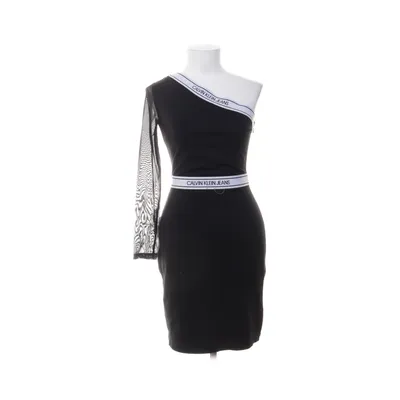 Jurk (Zwart) van Calvin Klein Jeans Polyamide, Viscose