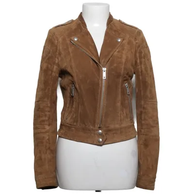 Bikerjacka (Brun) från Jofama by Marie Serneholt Skinn, Polyester, Viskos