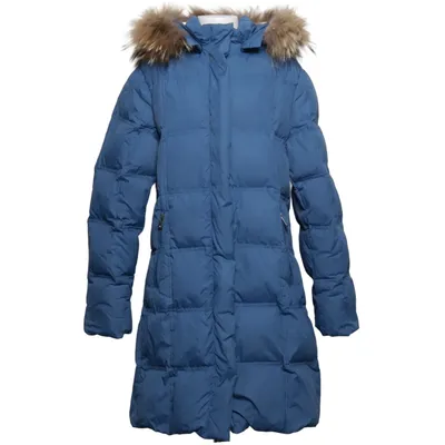 Down coat (Blue) from Eddie Pen Down, Feather, Polyamide
