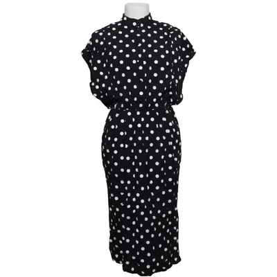 Dress (Black, White) Polyamide, Viscose