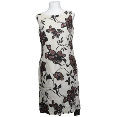 Dress (Beige, Brown) from Minuet Petite Linen, Polyester