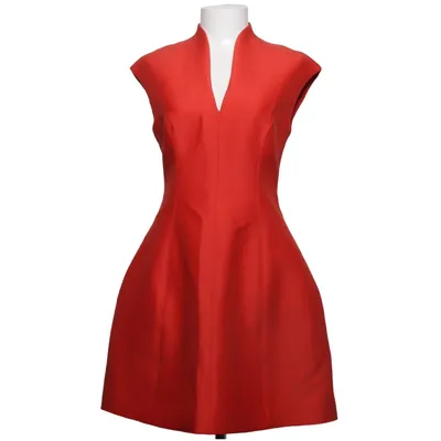Cocktailklänning (Röd) från Halston Heritage Bomull, Polyester, Silke