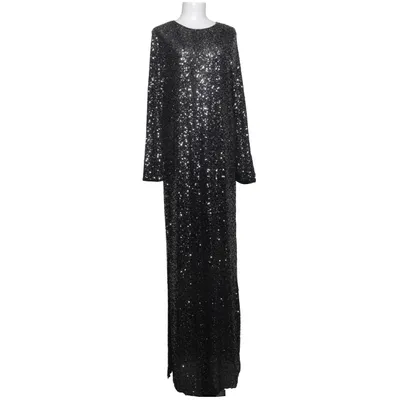 Aftonklänning (Svart, Silverfärgad) från Bik Bok Elastan, Polyester