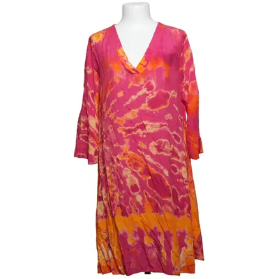 Jurk (Roze, Oranje, Meerkleurig) van New Collection Viscose