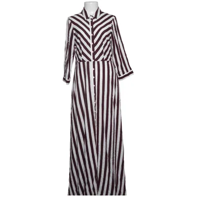 Shirt dress (Red, White) from YAS Viscose