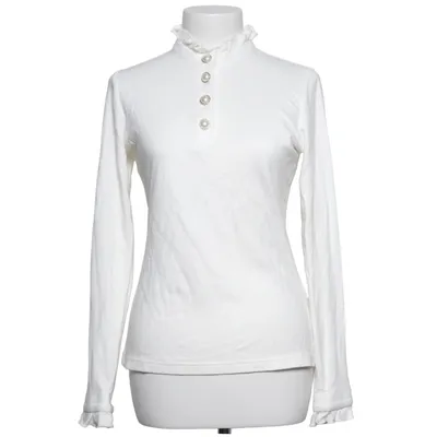 Henley T-shirt (Hvid) fra Veronica Virta Elastan, Polyester, Viscose