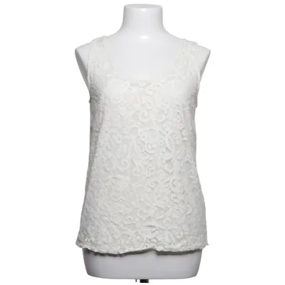 Top (Hvid) fra H&M Conscious Collection Økologisk bomuld, Polyamid, Genanvendt polyester
