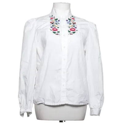 Blouse (Wit, Meerkleurig) van Alexander Katoen