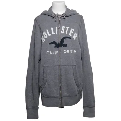 Capuchon sweater (Grijs) van Hollister Katoen, Polyester