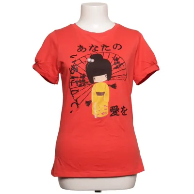 T-shirt (Red, Multicolored) from Zara Collection Cotton