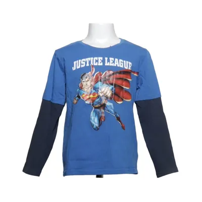 Lange mouwen shirt (Blauw, Zwart, Meerkleurig) van Justice League Katoen